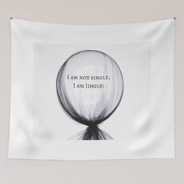 Item preview, I am not Single I am Jingle Funny Valentines day Gift for yourself designed and sold by conceptDVS.