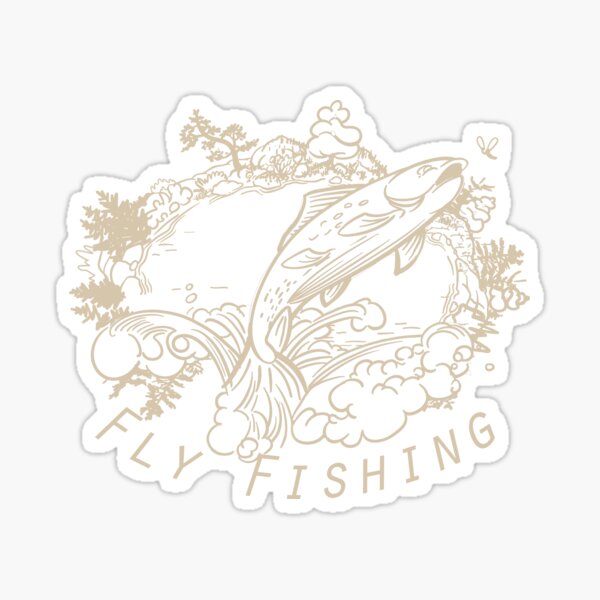 Fly Fishing Sticker