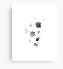 leaf lithograph Canvas Print