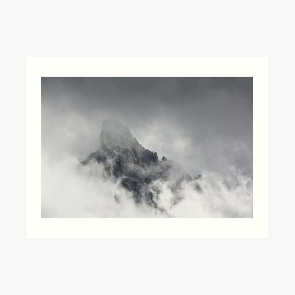 Mountain peak Art Print