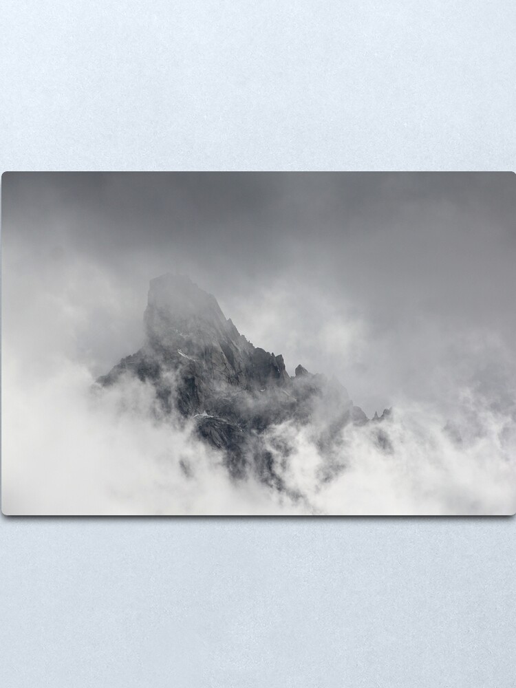 Alternate view of Mountain peak Metal Print