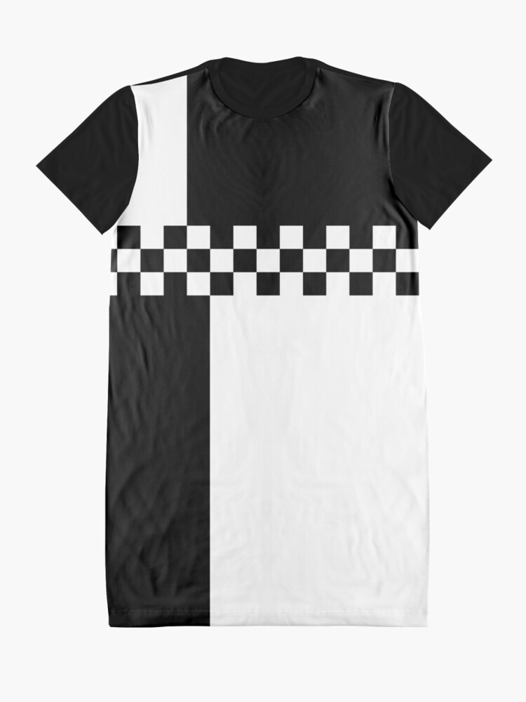 Checkerboard t cheap shirt dress