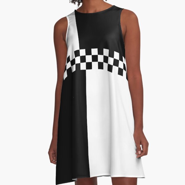 Mod Ska Black White Colour Block