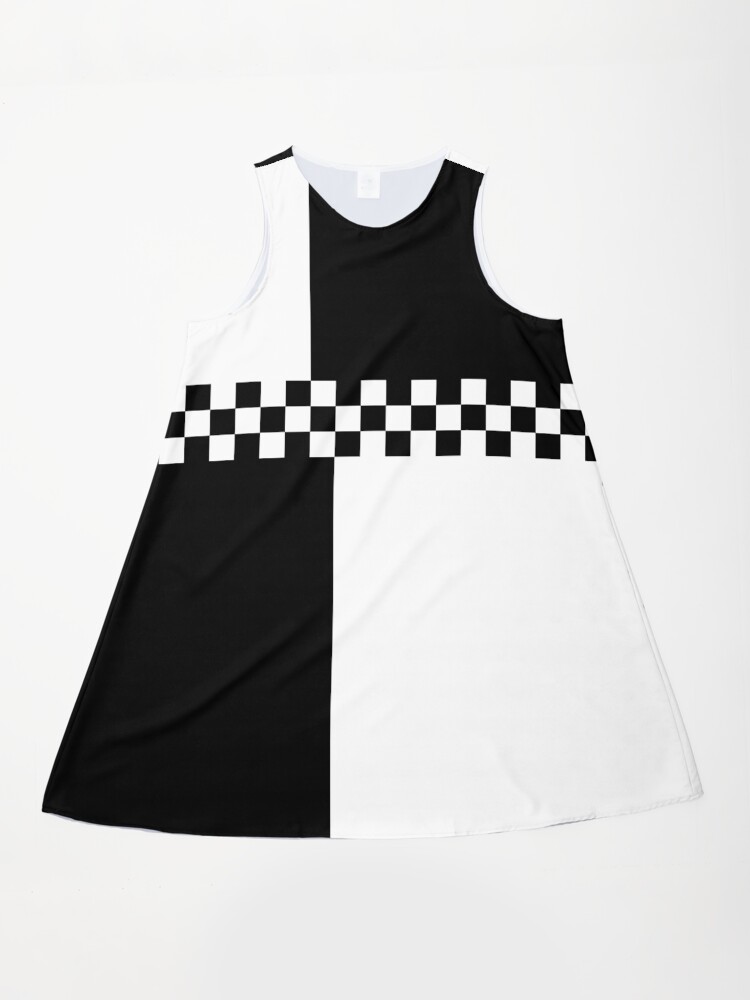 Mod Ska Black White Colour Block" A-Line Dress for Sale by ArtformDesigns |  Redbubble
