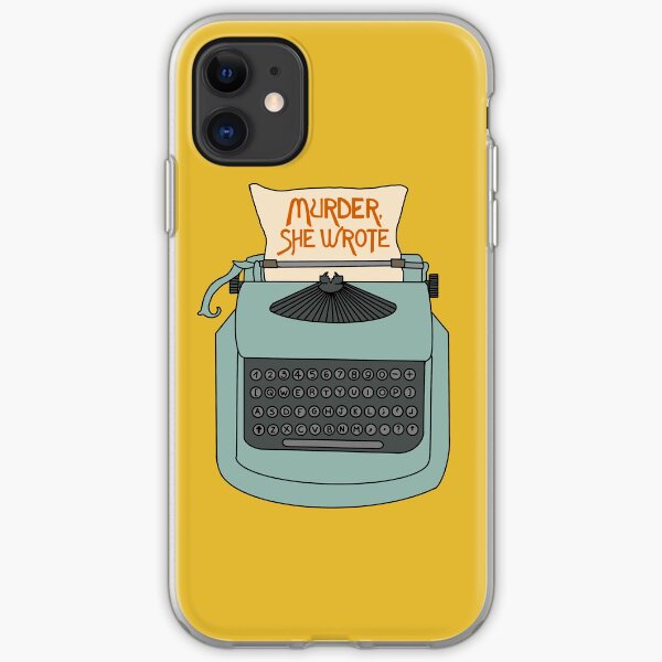 Jessica Fletcher typewriter iPhone Soft Case