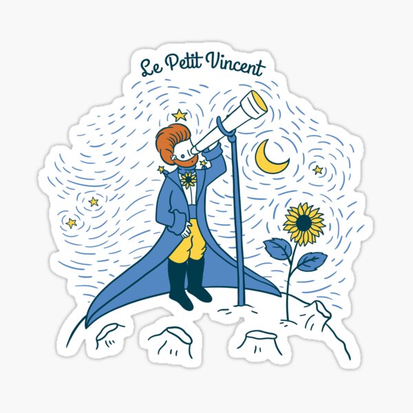Le Petit Vincent Van Gogh Sticker