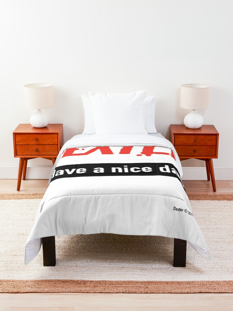 Alternate view of Dexter Fanart Comforter