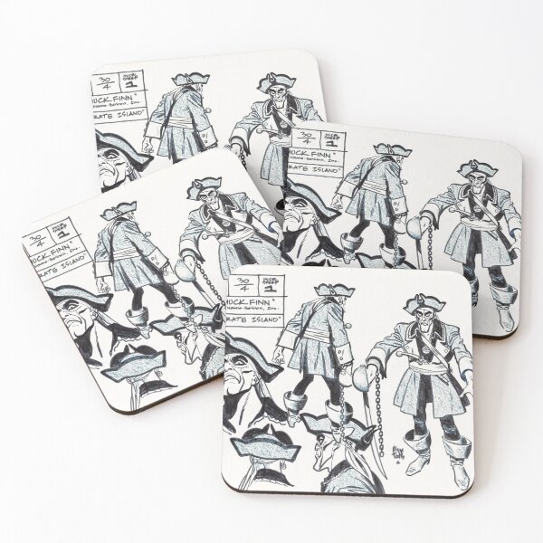 Item preview, huckleberry finn - pirate island, vintage retro classic cartoons - comics  designed and sold by Antique-Toons.