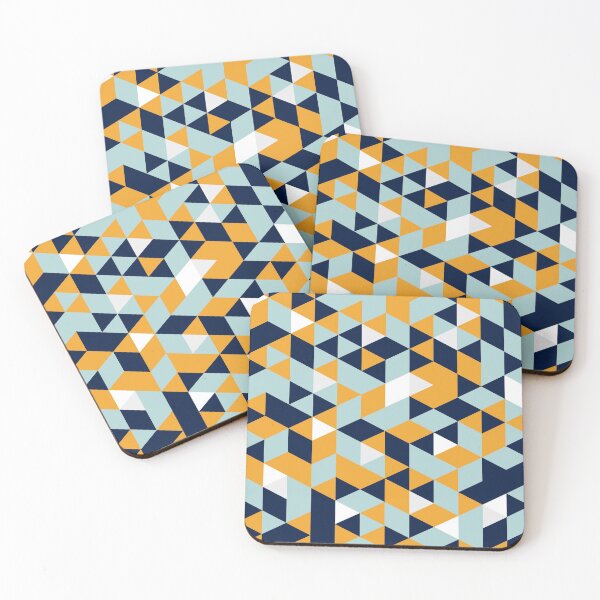 Item preview, Mustard Teal Prism designed and sold by oppositedge.
