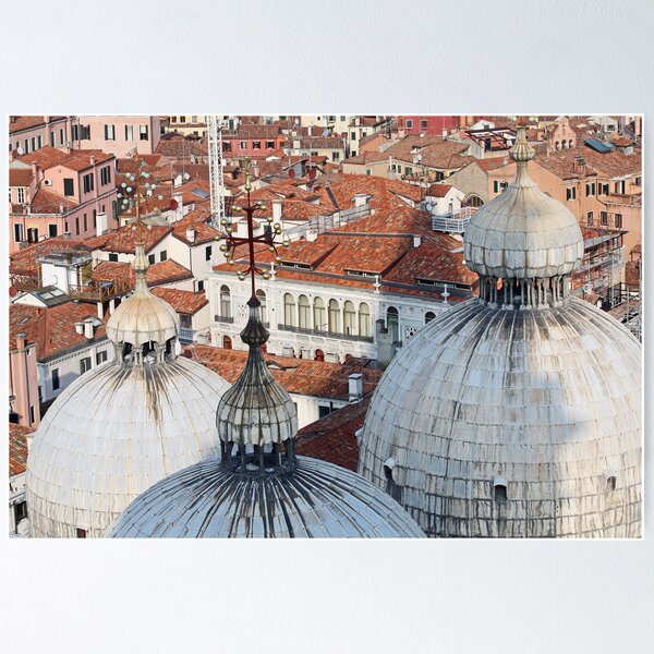 The Rooftops of Venice Poster