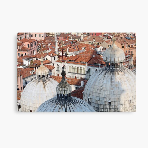 The Rooftops of Venice Canvas Print