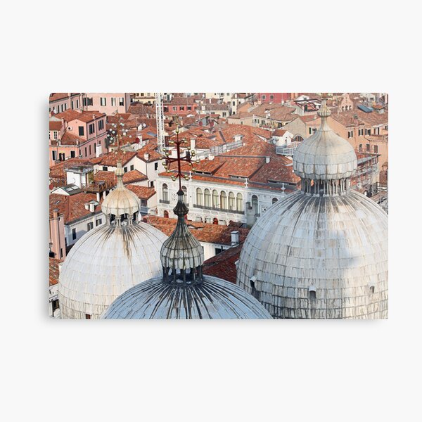 The Rooftops of Venice Metal Print