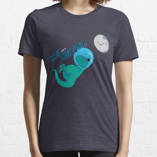 Mr T-Rex goes to Outer Space Essential T-Shirt