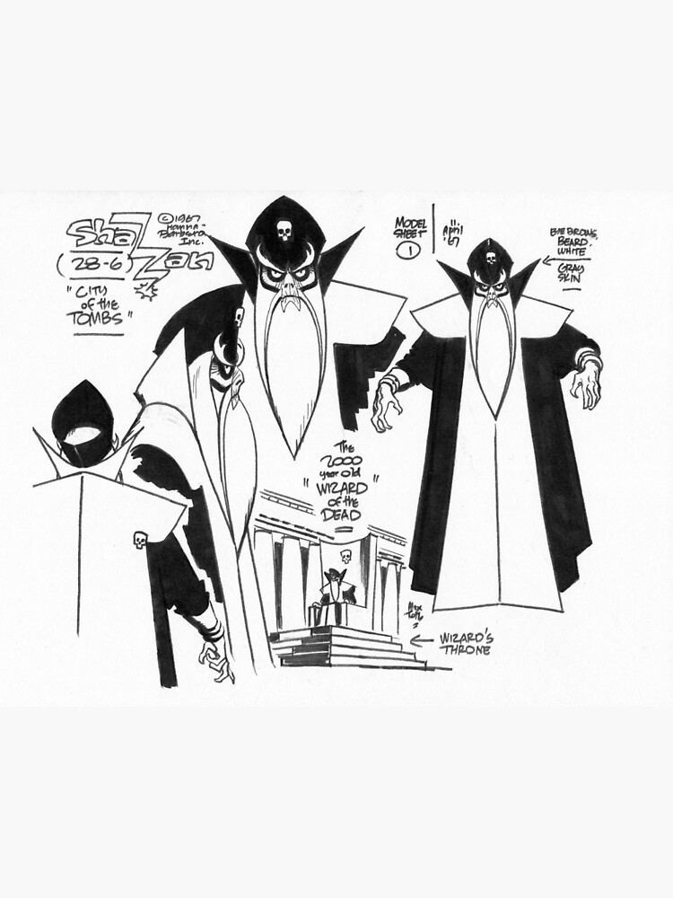 "Shazzan Wizard Classic Vintage Retro Cartoons Comics " Poster by AntiqueToons Redbubble