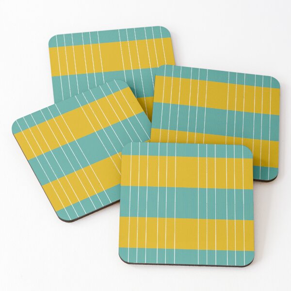 Item preview, Turquoise Dotted Stripes designed and sold by the-outfoxed.