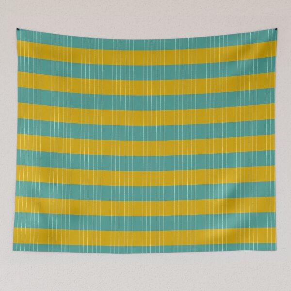 Item preview, Turquoise Dotted Stripes designed and sold by the-outfoxed.