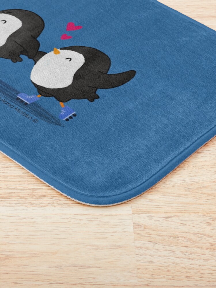 Alternate view of Penguins Having Fun Together Bath Mat
