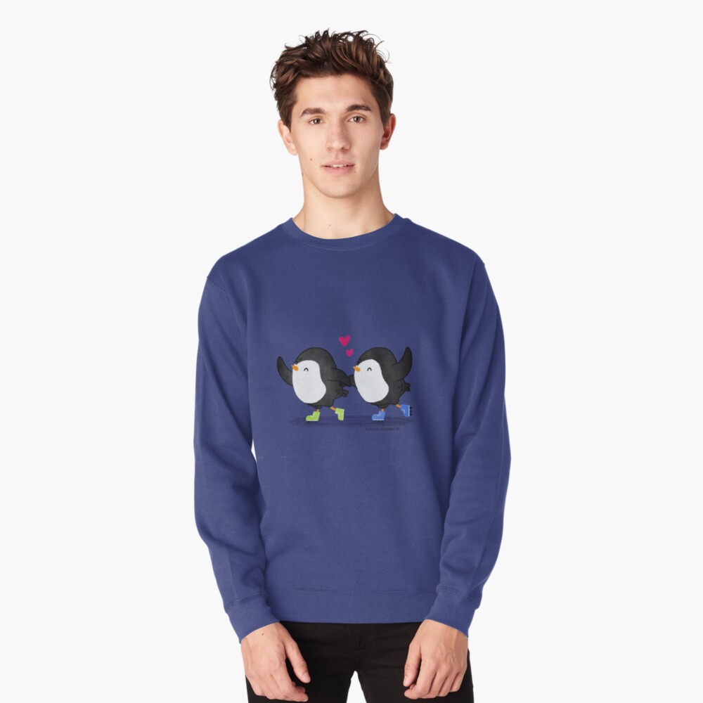 Penguins Having Fun Together Pullover Sweatshirt