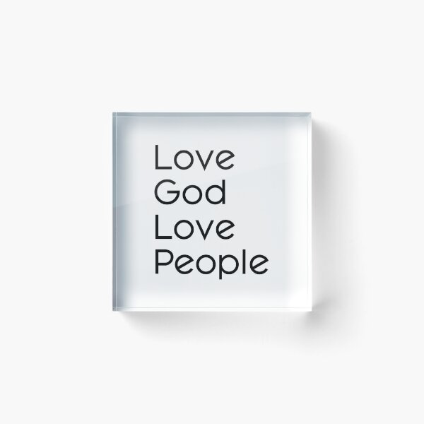 Item preview, Love God Love People designed and sold by ReVivingHoPe.