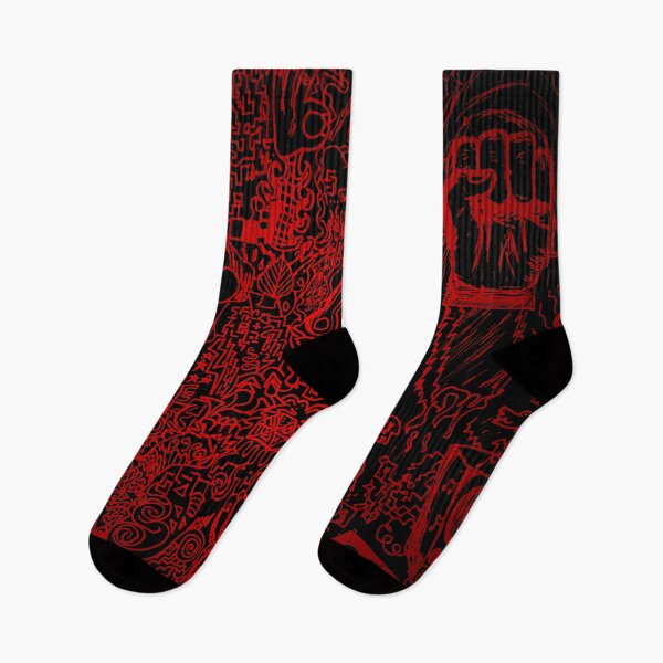 Aperçu de l'œuvre Cesco Art, modèle de style art Doodle édition rouge créée et vendue par etoide.
