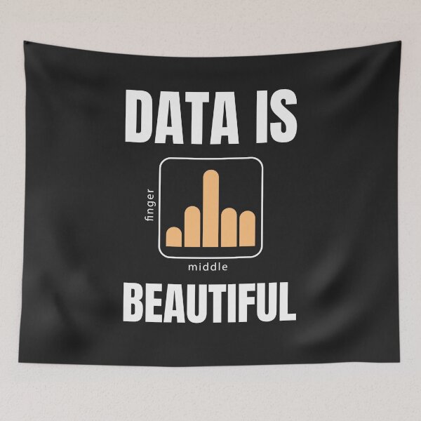 Item preview, PhD Data Is Beautiful - Fuck You Chart - Middle Finger designed and sold by deichmonster.