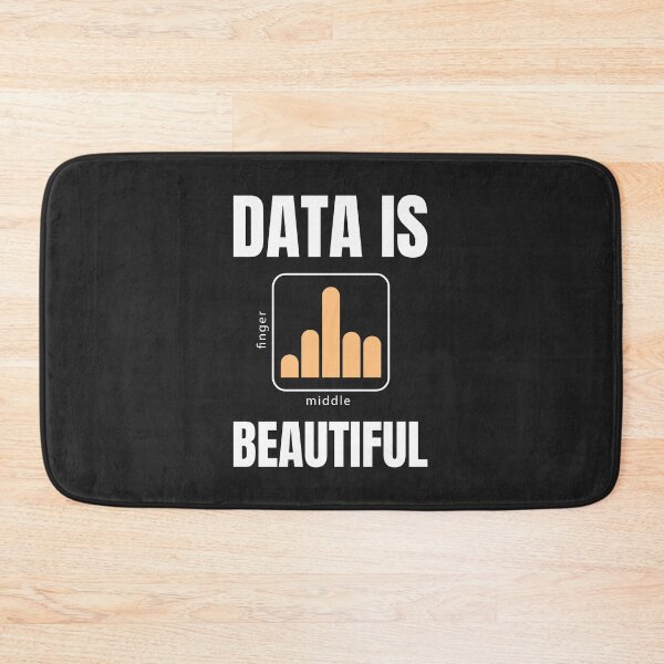Item preview, PhD Data Is Beautiful - Fuck You Chart - Middle Finger designed and sold by deichmonster.