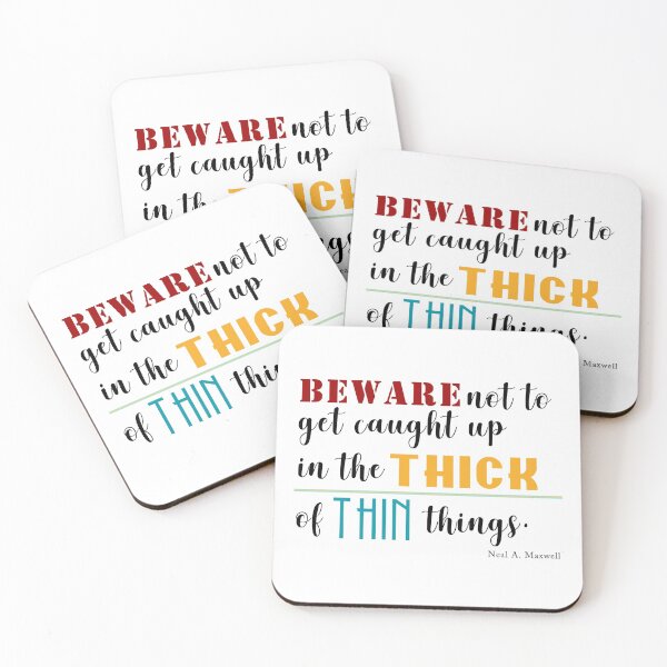 Item preview, Thick of Thin Things by Neal A. Maxwell designed and sold by ShaylaMSharp.
