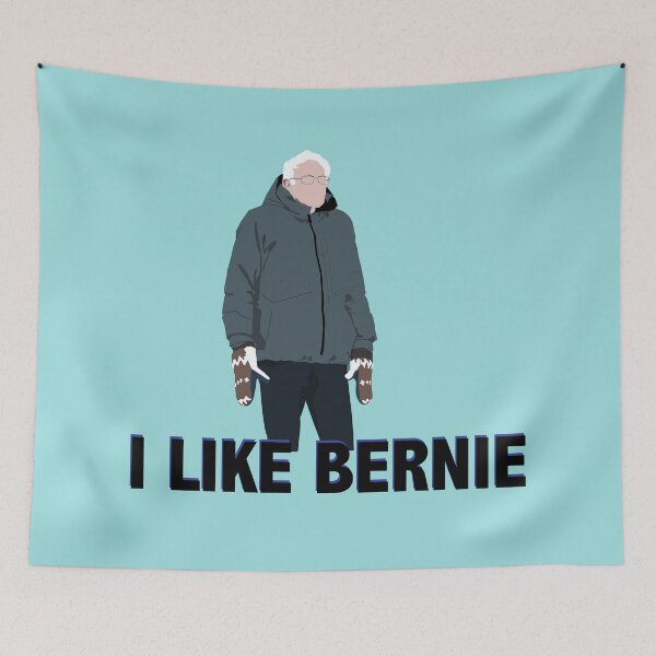 Item preview, I Like Bernie Sanders Mittens designed and sold by Hevding.