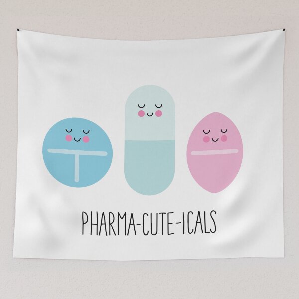 Item preview, Pharma-cute-icals blue designed and sold by Eenig.