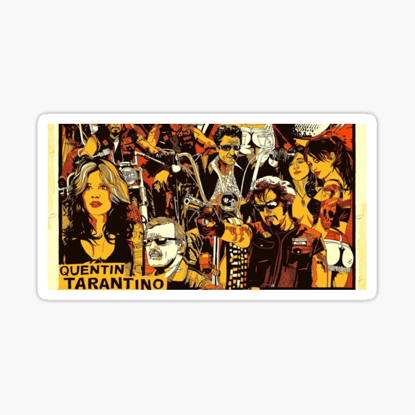 Quentin Tarantino Sticker