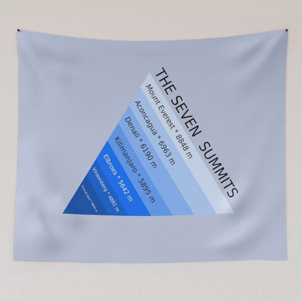Item preview, The Seven Mountain Summits designed and sold by Studio Pico.