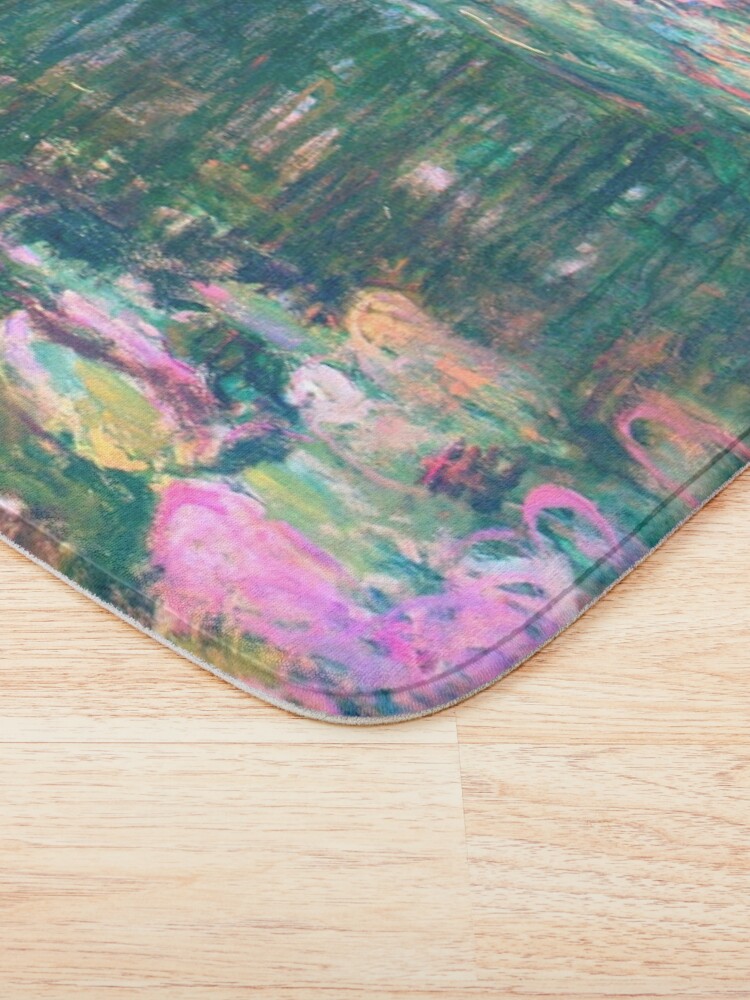 Alternate view of Water Lilies monet Bath Mat