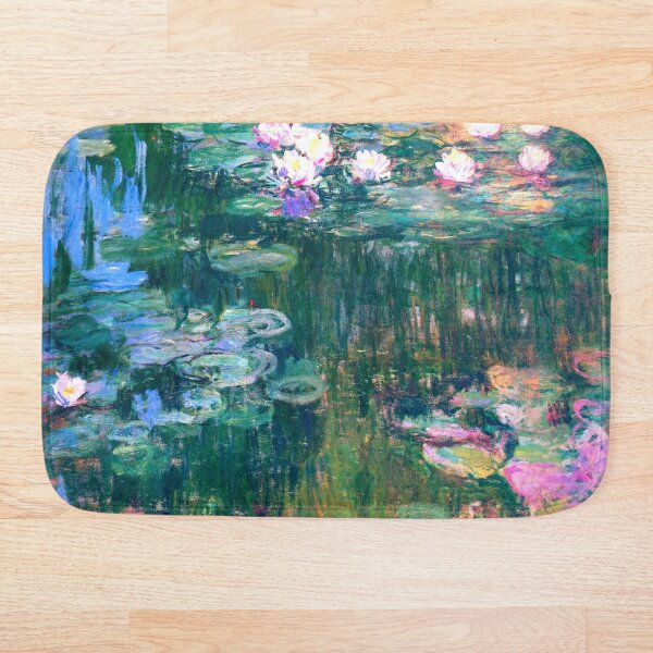 Water Lilies monet Bath Mat