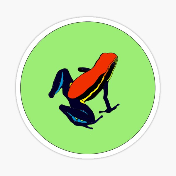 ENDANGERED- Cainarachi Poison Frog Sticker