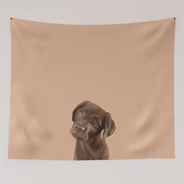 Item preview, Chocolate Labrador puppy head study designed and sold by JaneEden.