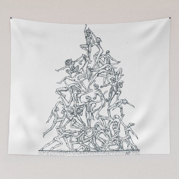 Item preview, PYRAMID OF FIGHTING GUYS designed and sold by lautir.