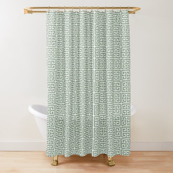 LV Blue Art Shower Curtain