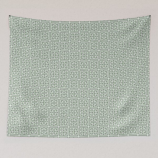 Item preview, Aloe Greek Key Pattern designed and sold by HomeLivingCo.
