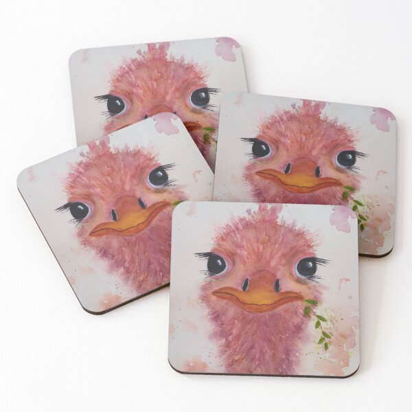 Item preview, Ollie the Ostrich designed and sold by ArtbyDedeConrad.