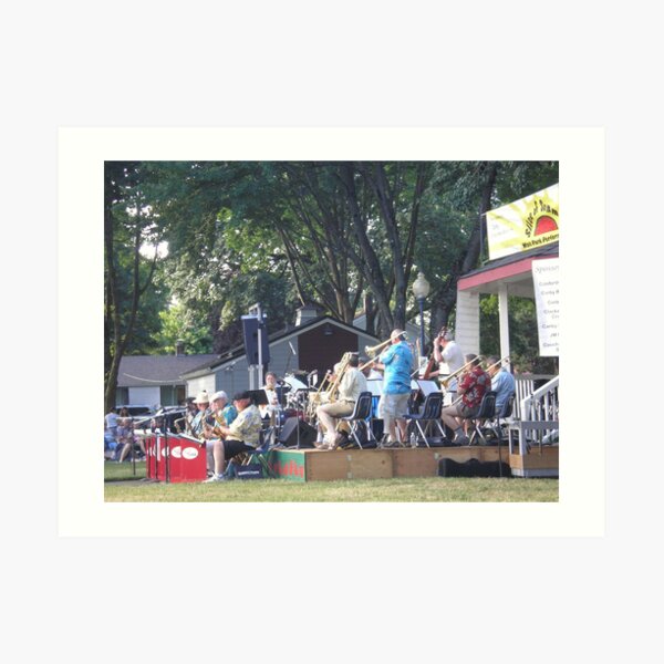 Concerts in the Park Art Print
