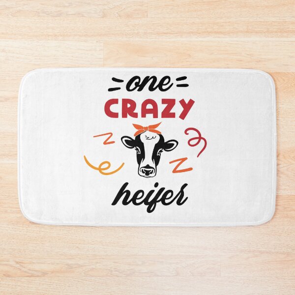 Item preview, One Crazy Heifer, Heifer gift idea, Funny Cute heifer quote designed and sold by HippyTees.