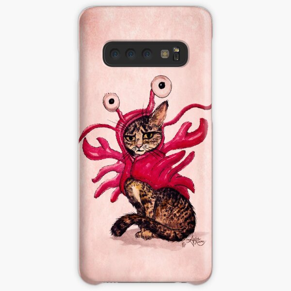 "The Lobster" Tabby Cat by Amber Marine, Watercolor & Ink (Copyright 2015) Samsung Galaxy Snap Case
