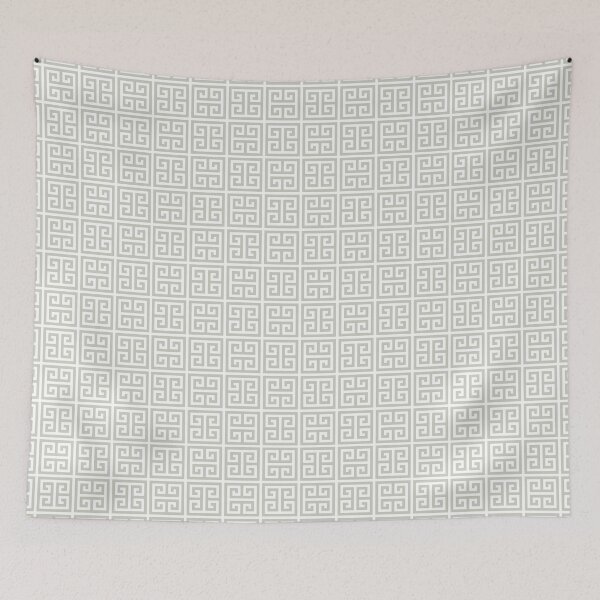 Item preview, Stone Wash Greek Key Pattern designed and sold by HomeLivingCo.