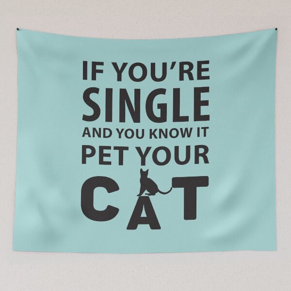 Item preview, Single With Cat designed and sold by MonkeyBusinessC.