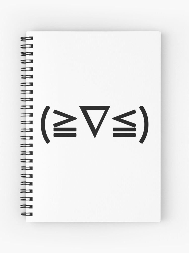 Happy Japanese Emoticons Emoji Face Spiral Notebook By Daisyc111 Redbubble