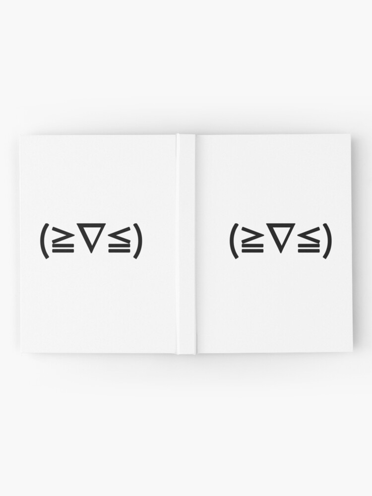 Happy Japanese Emoticons Emoji Face Hardcover Journal By Daisyc111 Redbubble