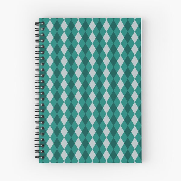 Item preview, Aqua Blues Harlequin Pattern designed and sold by HomeLivingCo.