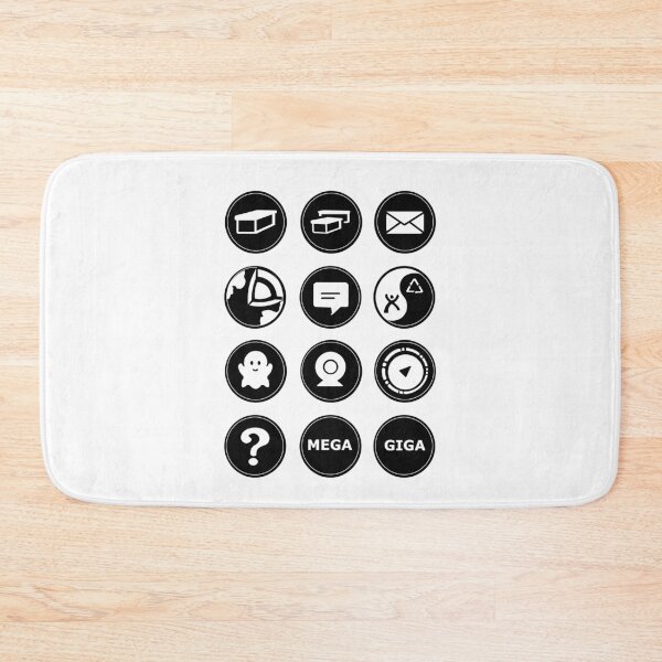 Item preview, Transparent Black Geocaching Symbols Traditional, Multi, Letterbox, Earthcache, Event, CITO, Virtual, Webcam, Wherigo, Mystery, MEGA, GIGA cache symbols designed and sold by emwheezie.
