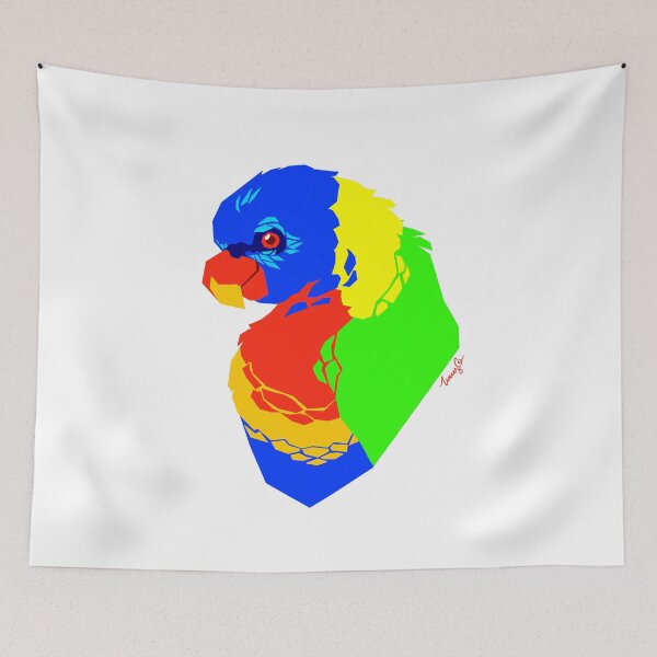 Item preview, Australian Rainbow Lorikeet designed and sold by Nicey Olo.