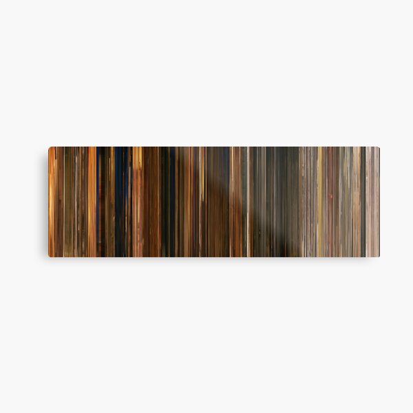 Moviebarcode: Fantastic Mr. Fox (2009) Metal Print